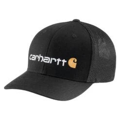 Carhartt Fitted Canvas Mesh Back Graphic Hat