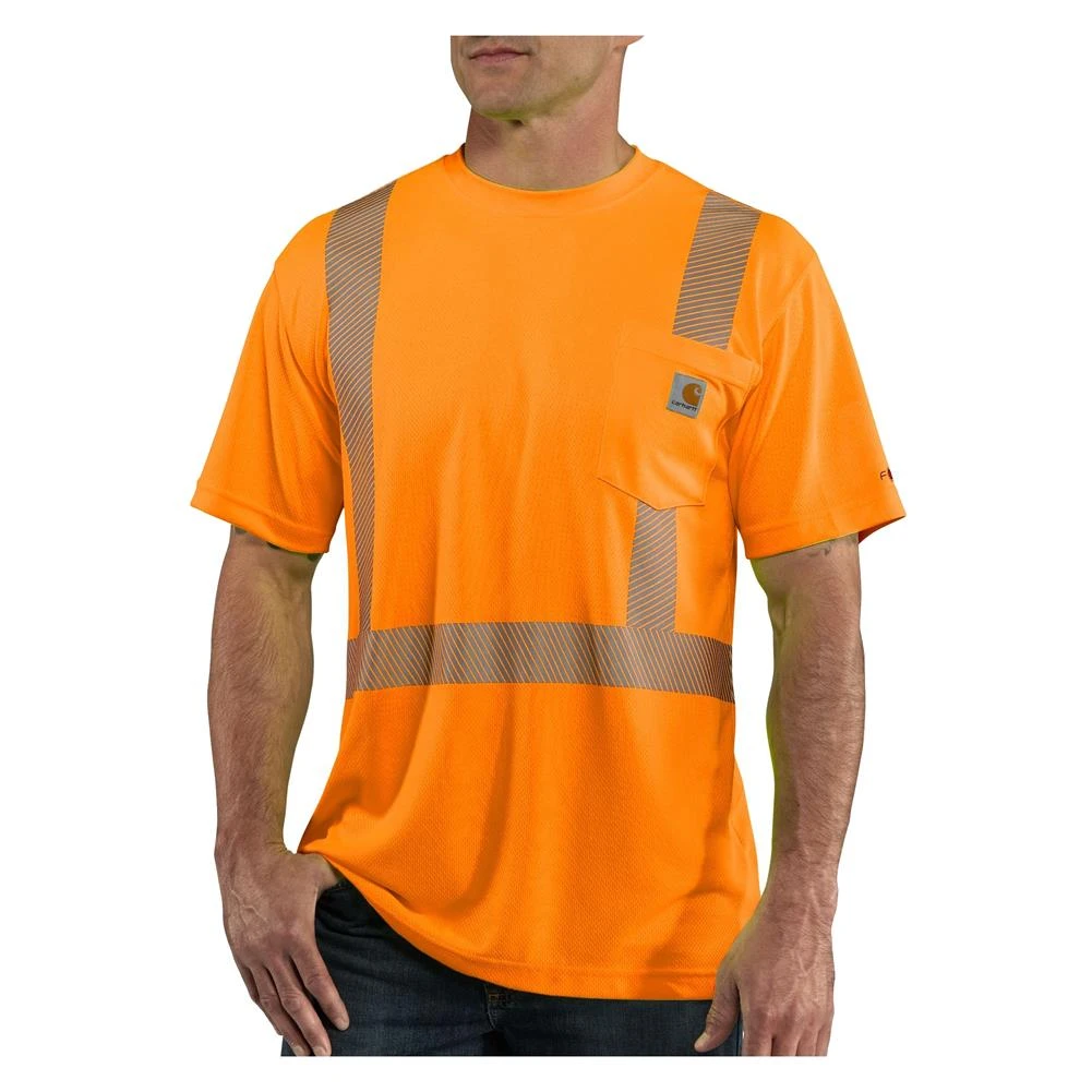 Men's Carhartt Force Hi-Vis Class 2 T-Shirt - Image 3
