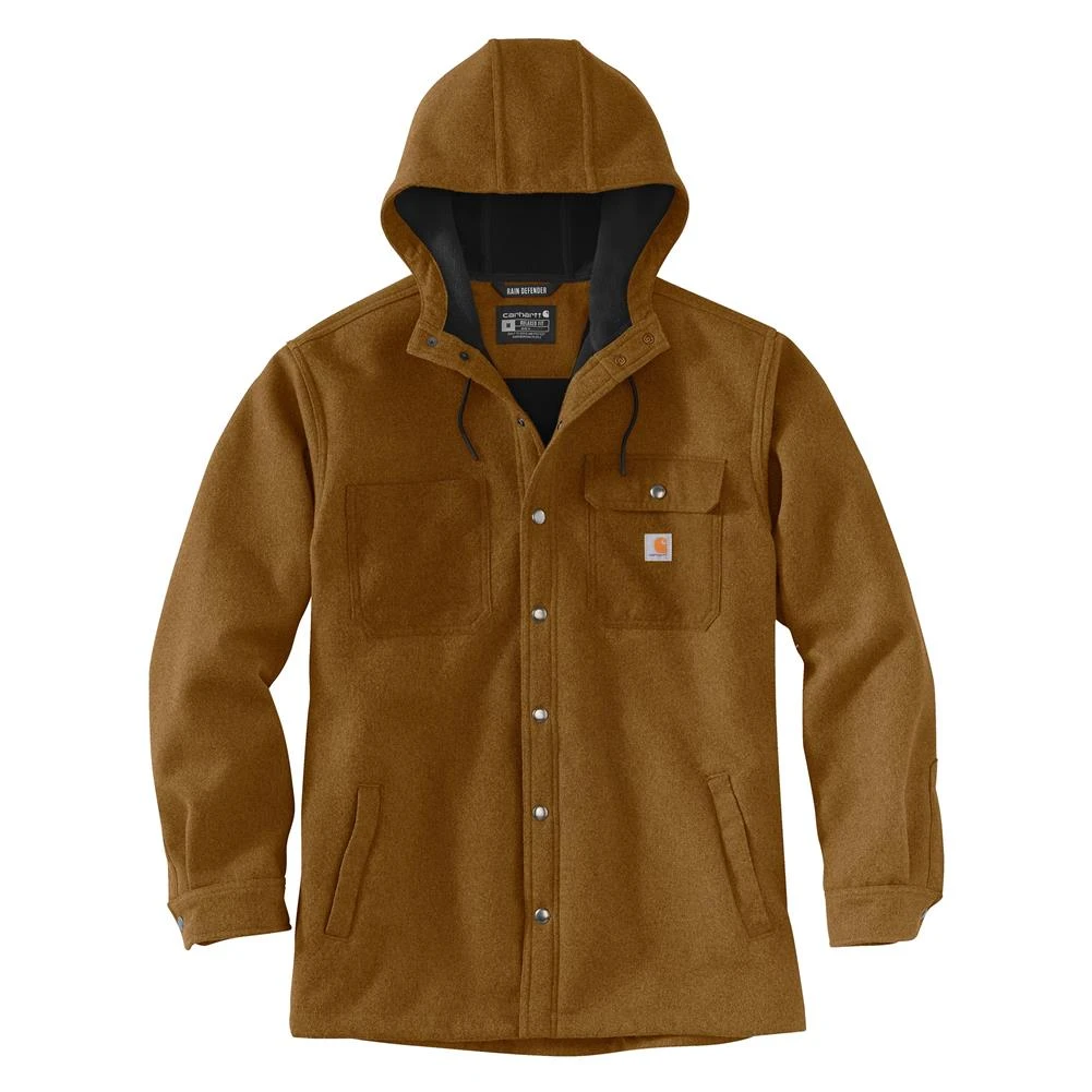 Men's Carhartt Heavyweight Hooded Shirt Jacket - Image 2