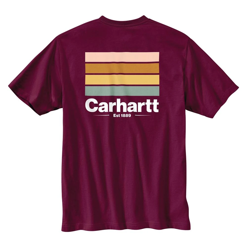 Men's Carhartt Relaxed Fit Heavyweight Pocket Line Graphic T-Shirt