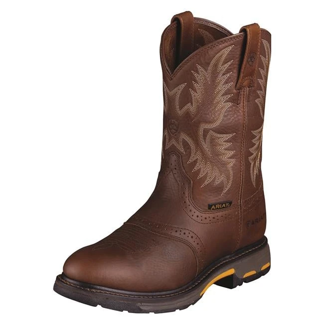 Men's Ariat 10" Workhog Pull-On Boots - Image 6