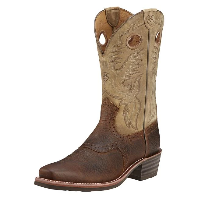 Men's Ariat 12" Heritage Roughstock Boots - Image 6