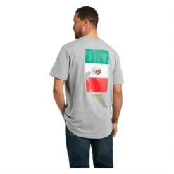 Men's Ariat Rebar Cotton Strong Mexican Pride Graphic T-Shirt