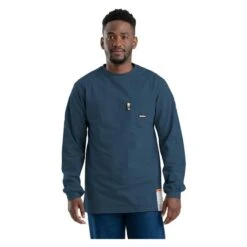 Men's Berne Workwear FR Crew Neck T-Shirt