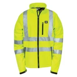 Men's CAT Hi-Vis Soft Shell Jacket