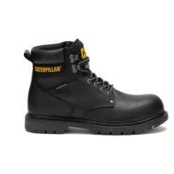 Men's CAT Second Shift Steel Toe Waterproof Boots