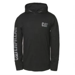Men's CAT UPF Hooded Banner Long Sleeve T-Shirt