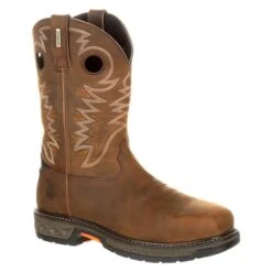 Men's Georgia 10" Carbo-Tec Square Toe Pull-On Alloy Toe Waterproof Boots