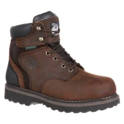 Men's Georgia 6" Brookville Steel Toe Waterproof Boots