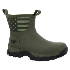 Men's Georgia 8" Patriotic Rubber Waterproof Boots