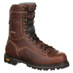 Men's Georgia AMP LT Low Heel Logger Composite Toe Waterproof Boots