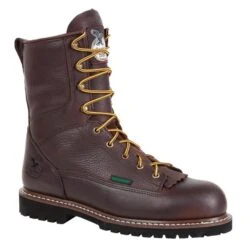 Men's Georgia Low-Heel Logger Waterproof Boots