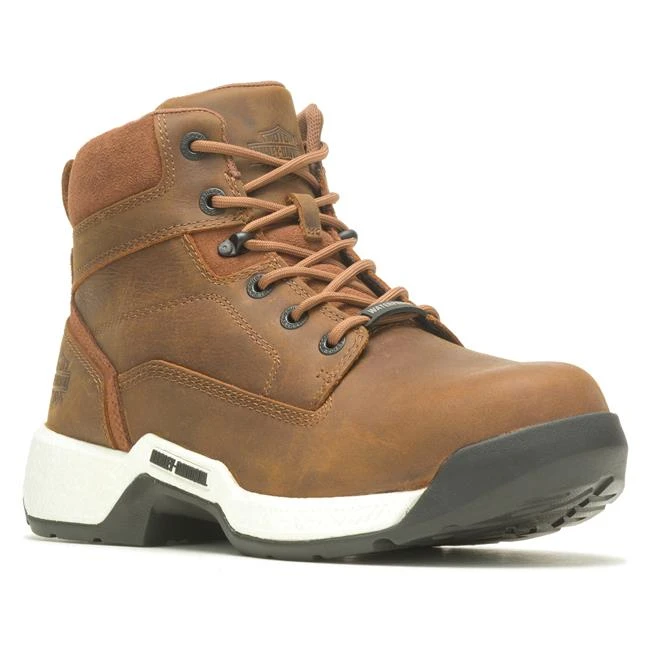 Men's Harley Davidson Footwear Dowden Composite Toe Side-Zip Waterproof EH Boots