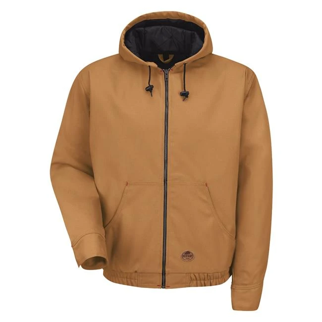 Men's Red Kap Blended Duck Zip- Front Hoodie