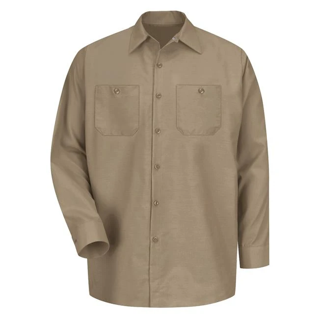 Men's Red Kap Long Sleeve Industrial Solid Work Shirt - Image 13