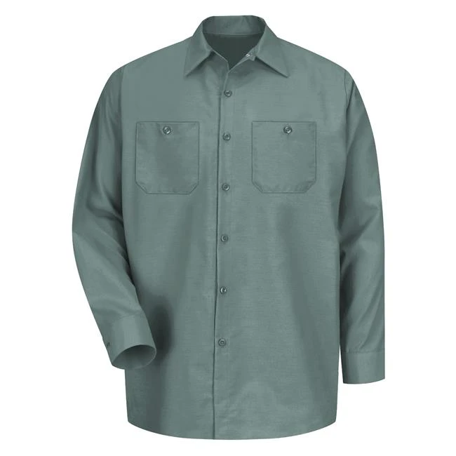 Men's Red Kap Long Sleeve Industrial Solid Work Shirt - Image 18