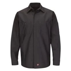 Men's Red Kap Long Sleeve Solid Crew Shirt