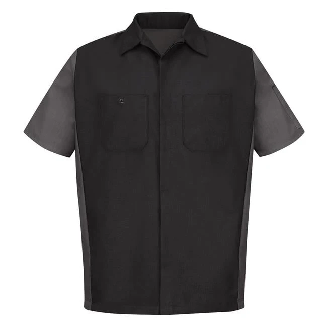Men's Red Kap Two-Tone Crew Shirt - Image 4