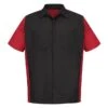 Men's Red Kap Two-Tone Crew Shirt