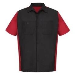Men's Red Kap Two-Tone Crew Shirt