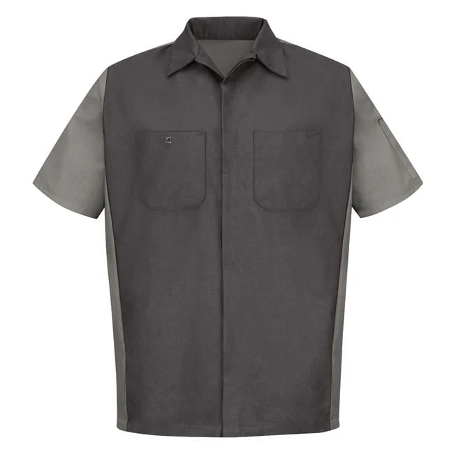 Men's Red Kap Two-Tone Crew Shirt - Image 7