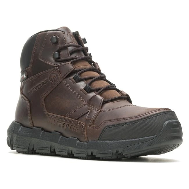 Men's Wolverine 6" Rev Ultraspring Durashock LX Composite Toe Waterproof Boots