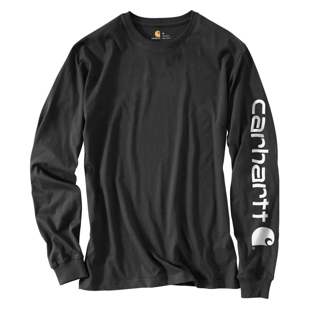 Men's Carhartt Long Sleeve Logo T-Shirt - Image 5