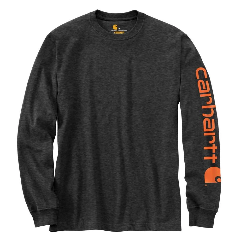 Men's Carhartt Long Sleeve Logo T-Shirt - Image 2