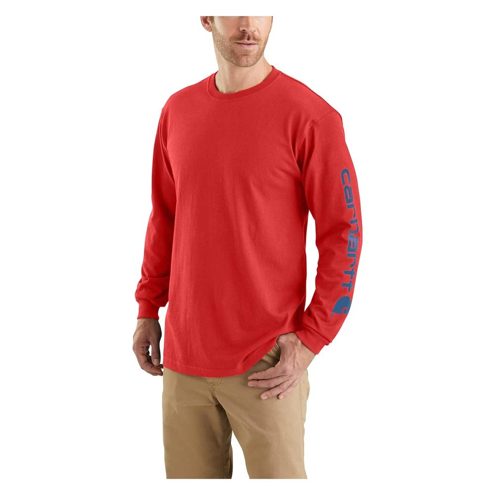 Men's Carhartt Long Sleeve Logo T-Shirt - Image 15