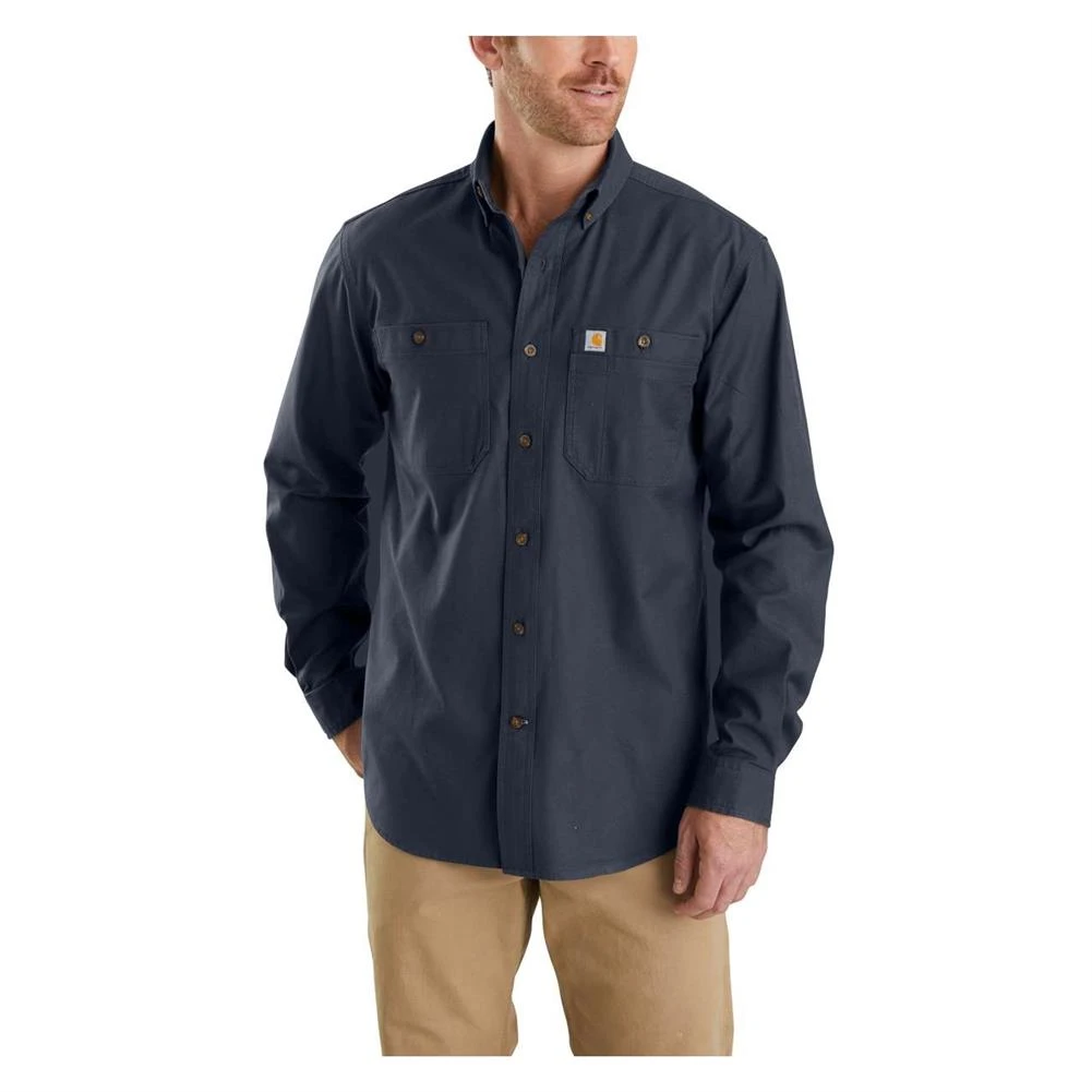 Men's Carhartt Rugged Flex Rigby Long Sleeve Work Shirt - Image 6