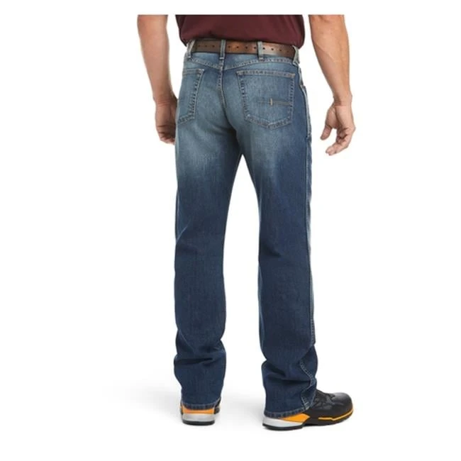 Men's Ariat Rebar M3 Loose DuraStretch Basic Stackable Straight Leg Jeans - Image 2