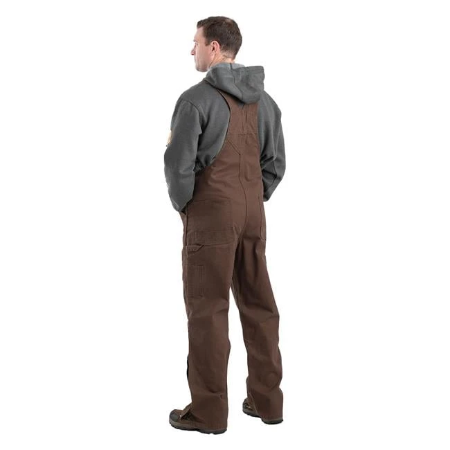Men's Berne Workwear Unlined Washed Duck Bib Overalls - Image 2