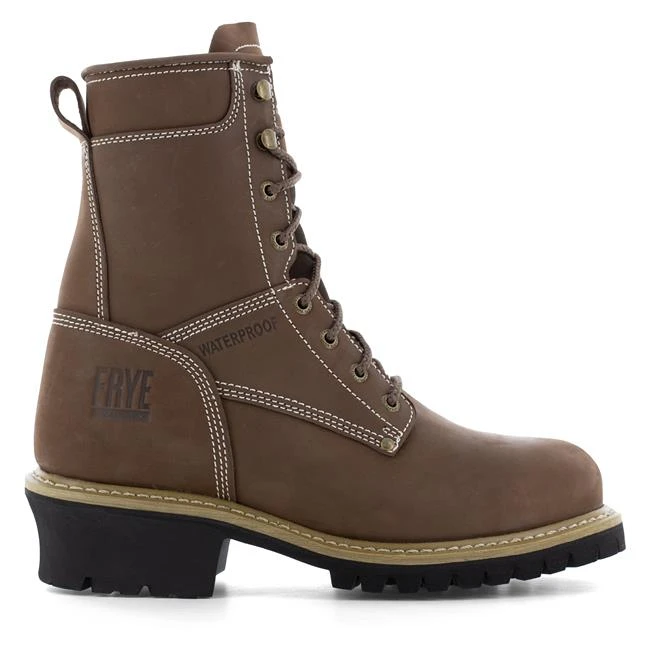 Men's Frye Supply 8" Logger Composite Toe Waterproof Boots - Image 7