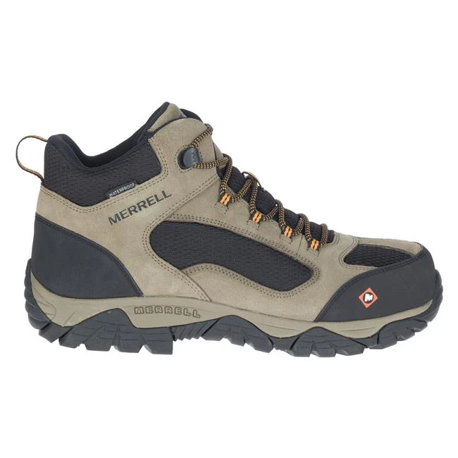 Men's Merrell Work Moab Onset Mid Composite Toe Waterproof Boots - Image 2