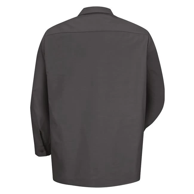 Men's Red Kap Long Sleeve Industrial Solid Work Shirt - Image 5