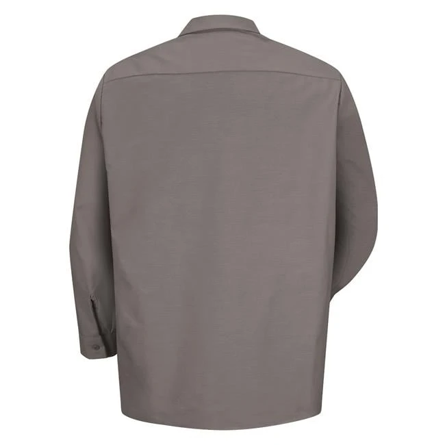 Men's Red Kap Long Sleeve Industrial Solid Work Shirt - Image 16
