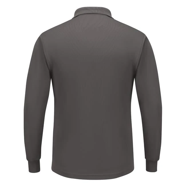 Men's Red Kap Performance Knit Long Sleeve Core Polo - Image 2