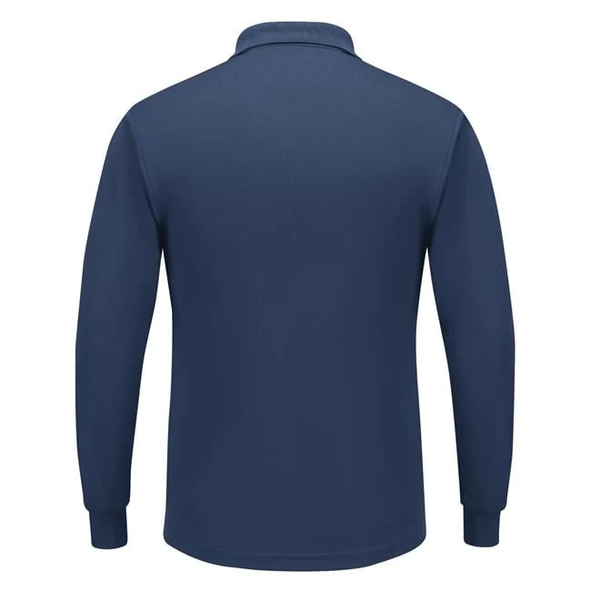 Men's Red Kap Performance Knit Long Sleeve Core Polo - Image 4