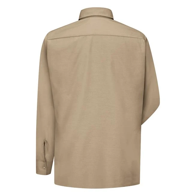 Men's Red Kap Solid Long Sleeve Ripstop Shirt - Image 8