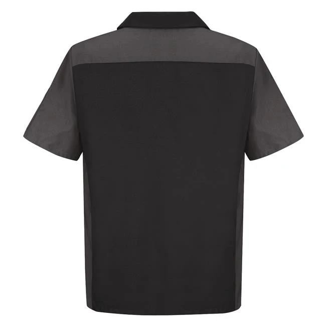Men's Red Kap Two-Tone Crew Shirt - Image 5