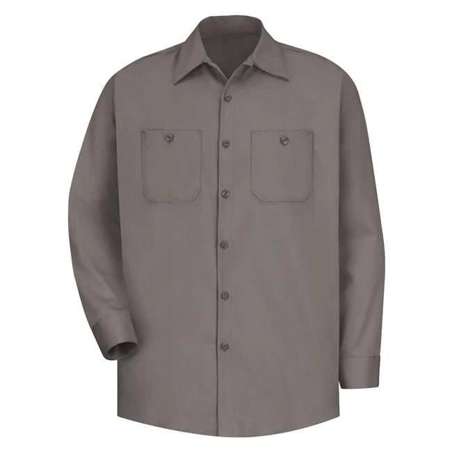 Men's Red Kap Wrinkle Resistant Cotton Long Sleeve Work Shirt - Image 8