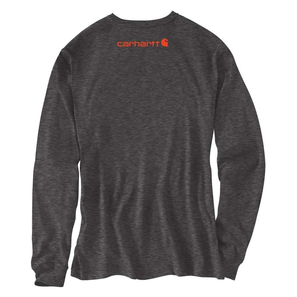 Men's Carhartt Long Sleeve Logo T-Shirt - Image 3