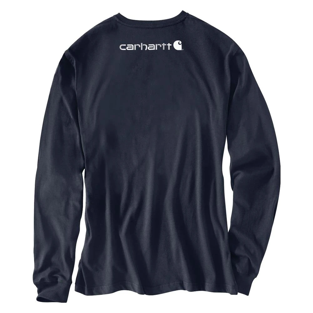 Men's Carhartt Long Sleeve Logo T-Shirt - Image 11