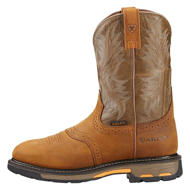 Men's Ariat 10" Workhog Pull-On Boots - Image 3