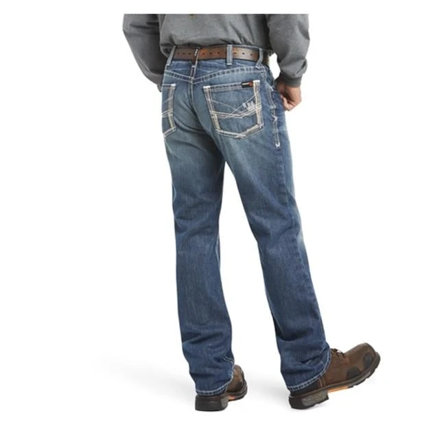 Men's Ariat FR M4 Relaxed Ridgeline Boot Cut Jeans - Image 3