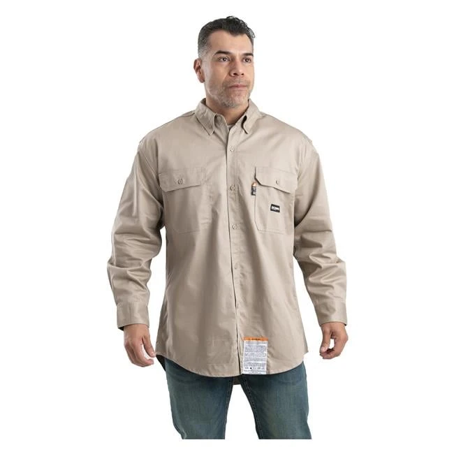 Men's Berne Workwear FR Button Down Workshirt - Image 3