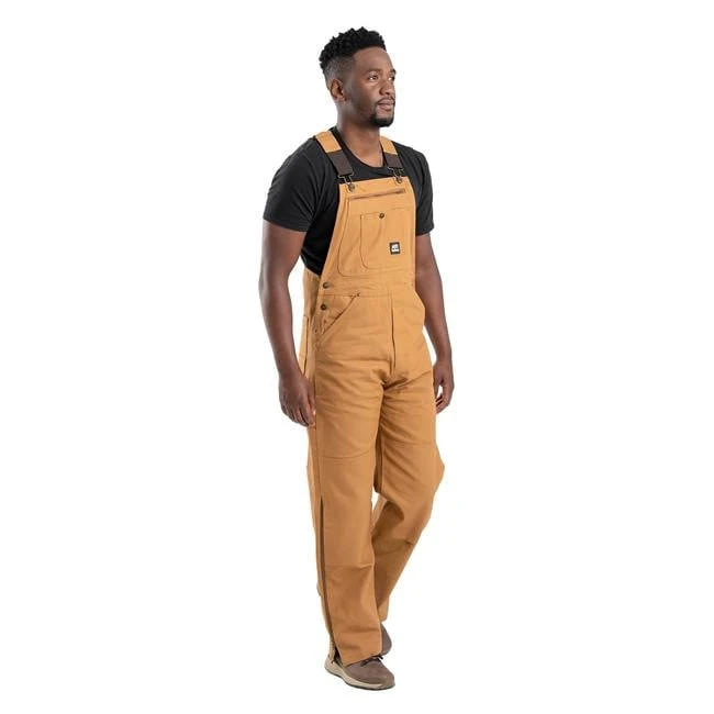 Men's Berne Workwear Heritage Unlined Duck Bib Overalls - Image 3