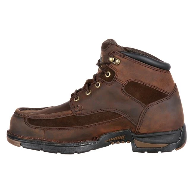 Men's Georgia 6" Athens Work Moc Toe Steel Toe Waterproof Boots - Image 3
