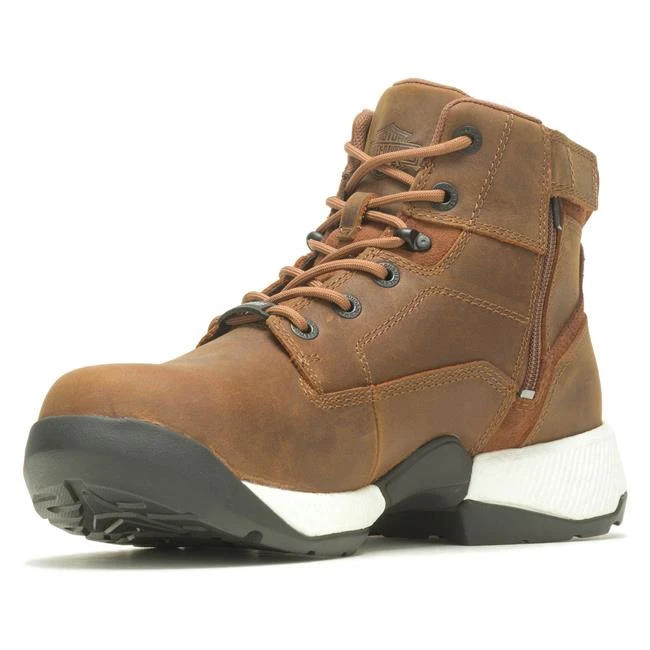 Men's Harley Davidson Footwear Dowden Composite Toe Side-Zip Waterproof EH Boots - Image 3