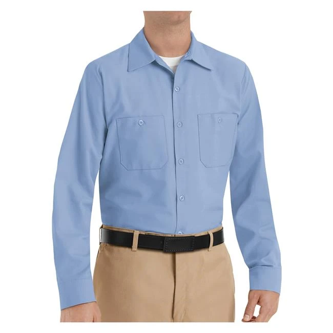 Men's Red Kap Long Sleeve Industrial Solid Work Shirt - Image 9